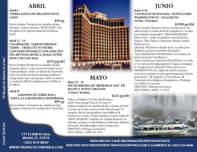 Brochure Travel Tech Inc.